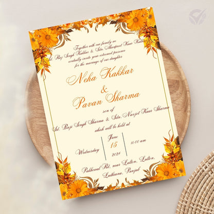 Sikh Wedding Invitation Templates Editable Punjabi Couple Cards Digital Download Canva Invitation Set